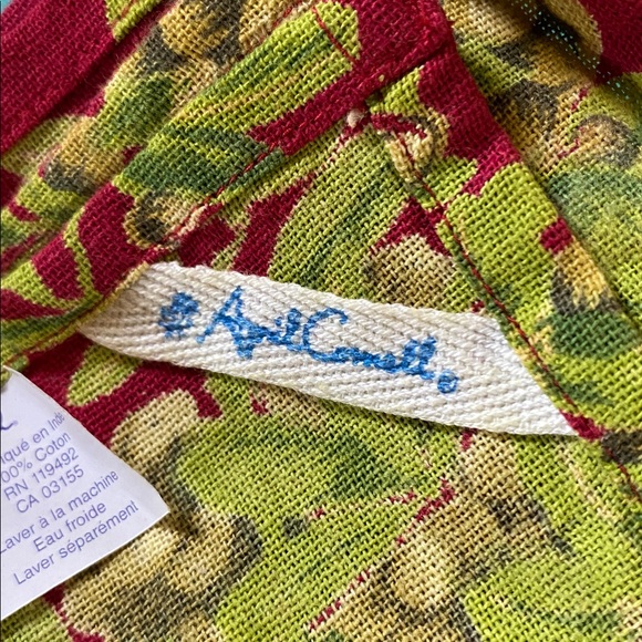 April Cornell vintage mistletoe 100% cotton napkins - Picture 3 of 5